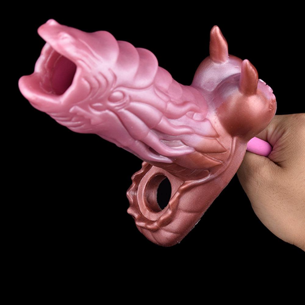 Uruloki Monster Dragon Penis Sleeve for G - Spot - BeastGasm
